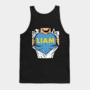 Liam is an Irish name meaning "strong-willed warrior" Tank Top